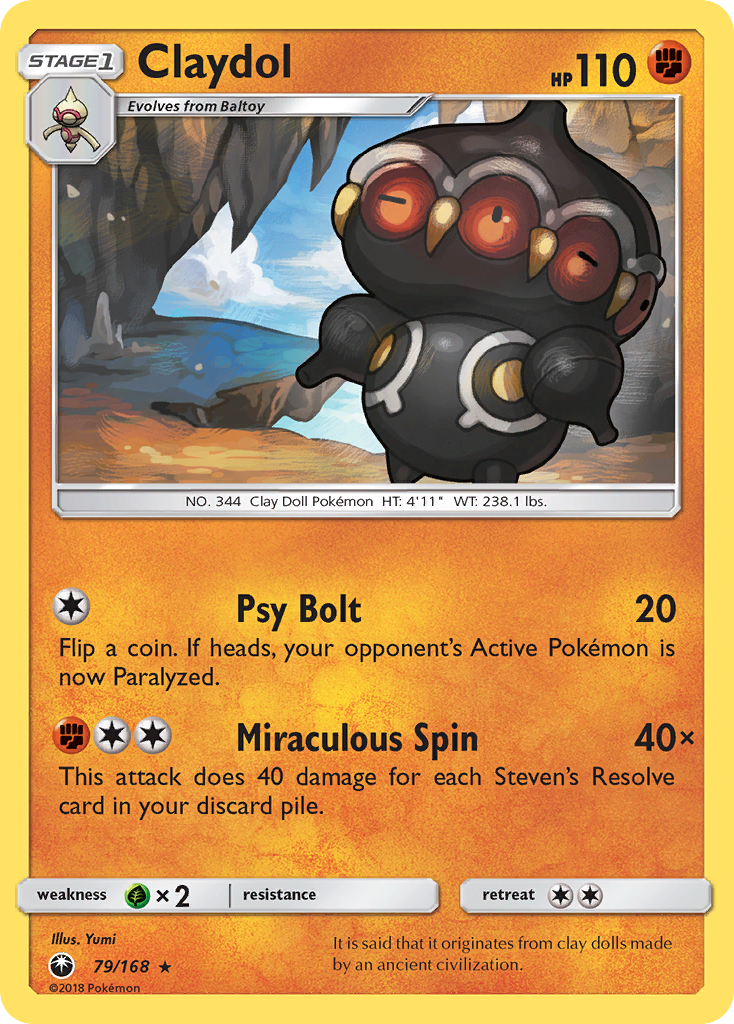 Claydol (79/168) [Sun & Moon: Celestial Storm] | Good Games Cannington