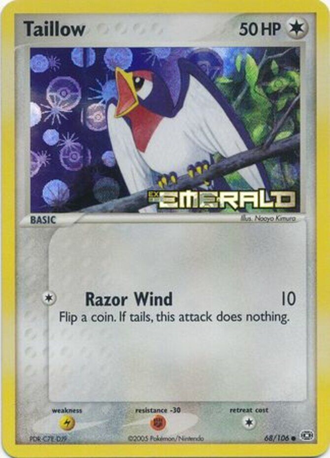 Taillow (68/106) (Stamped) [EX: Emerald] | Good Games Cannington