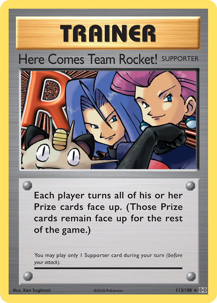 Here Comes Team Rocket! (113/108) [XY: Evolutions] | Good Games Cannington