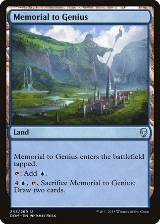 Memorial to Genius [Dominaria] | Good Games Cannington