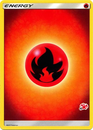 Fire Energy (Charizard Stamp #32) [Battle Academy 2020] | Good Games Cannington