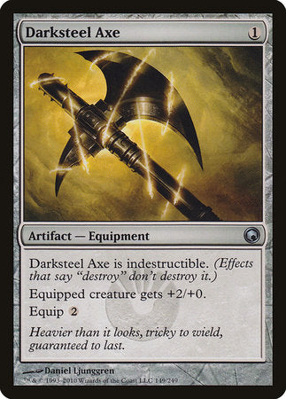 Darksteel Axe [Scars of Mirrodin] | Good Games Cannington
