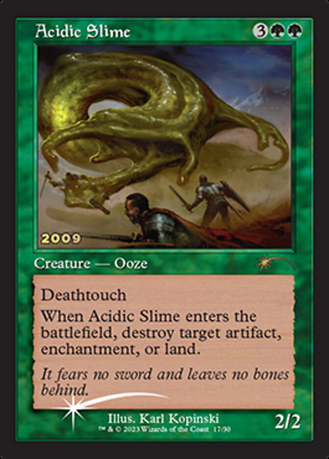 Acidic Slime [30th Anniversary Promos] | Good Games Cannington