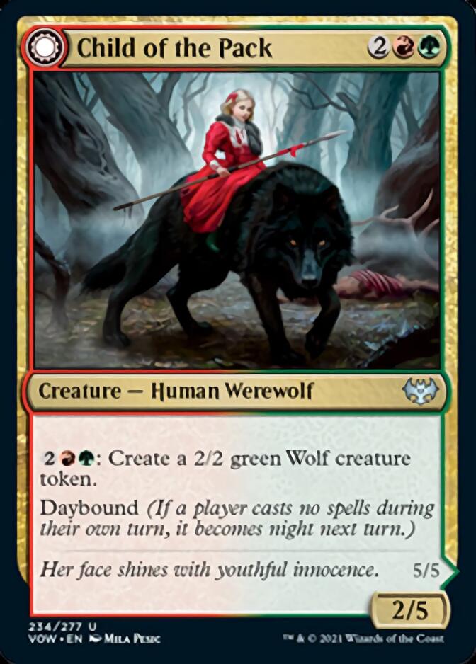 Child of the Pack // Savage Packmate [Innistrad: Crimson Vow] | Good Games Cannington