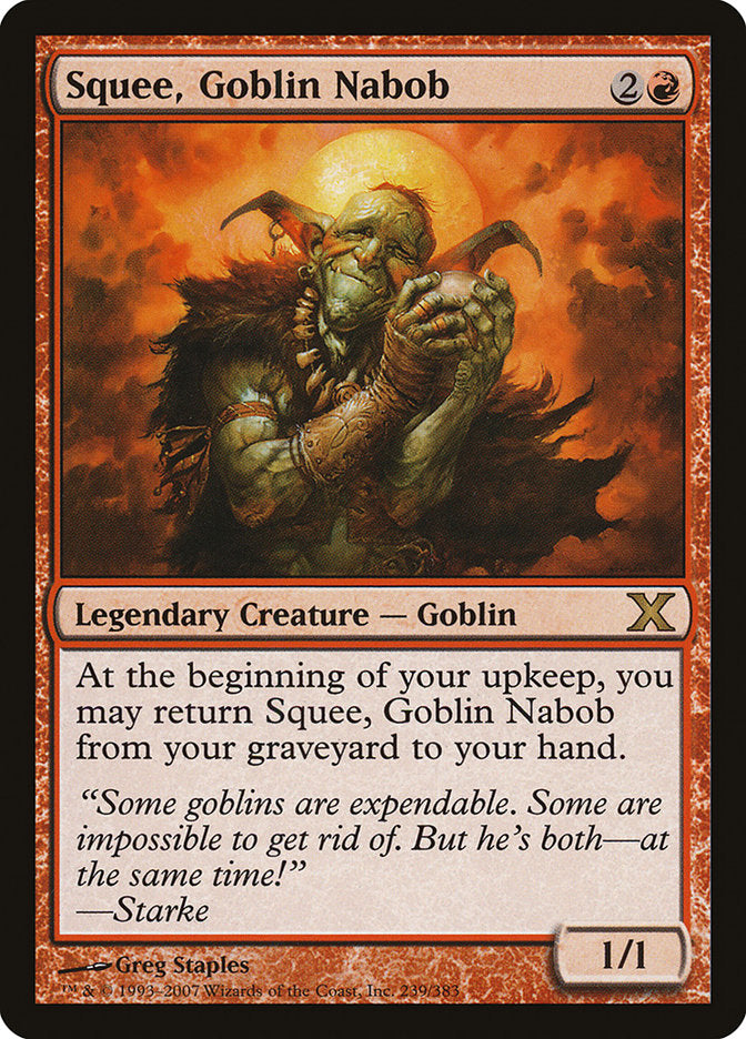 Squee, Goblin Nabob [Tenth Edition] | Good Games Cannington