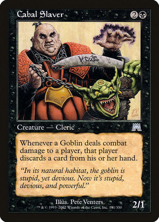 Cabal Slaver [Onslaught] | Good Games Cannington