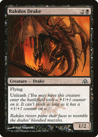 Rakdos Drake [Dragon's Maze] | Good Games Cannington