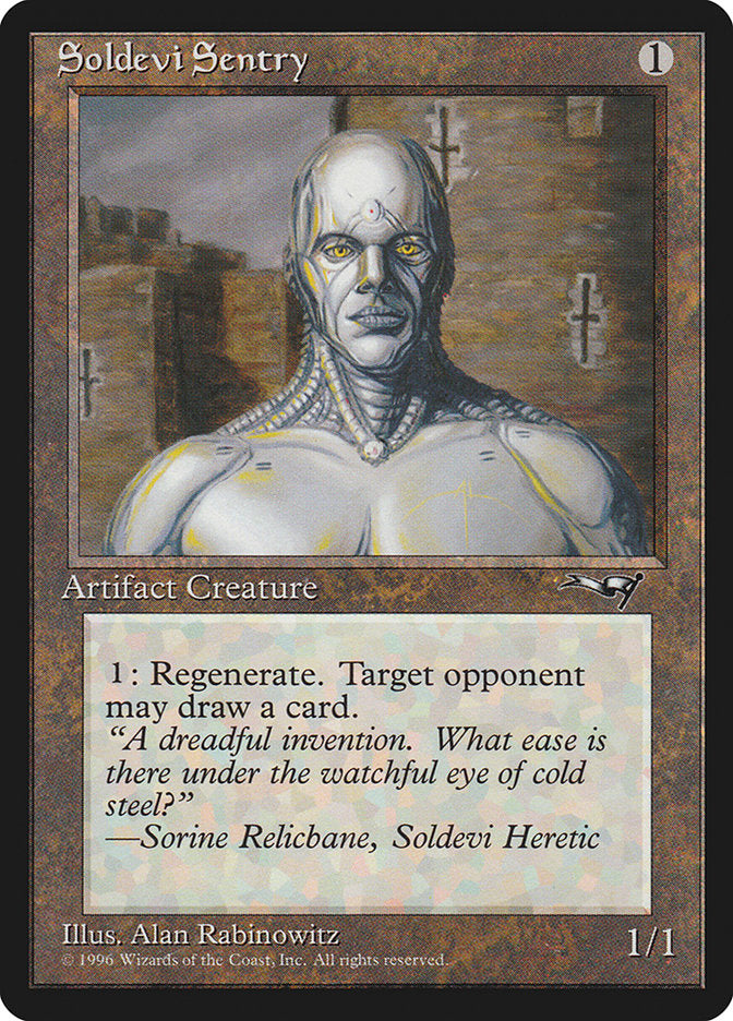 Soldevi Sentry (Tower Background) [Alliances] | Good Games Cannington