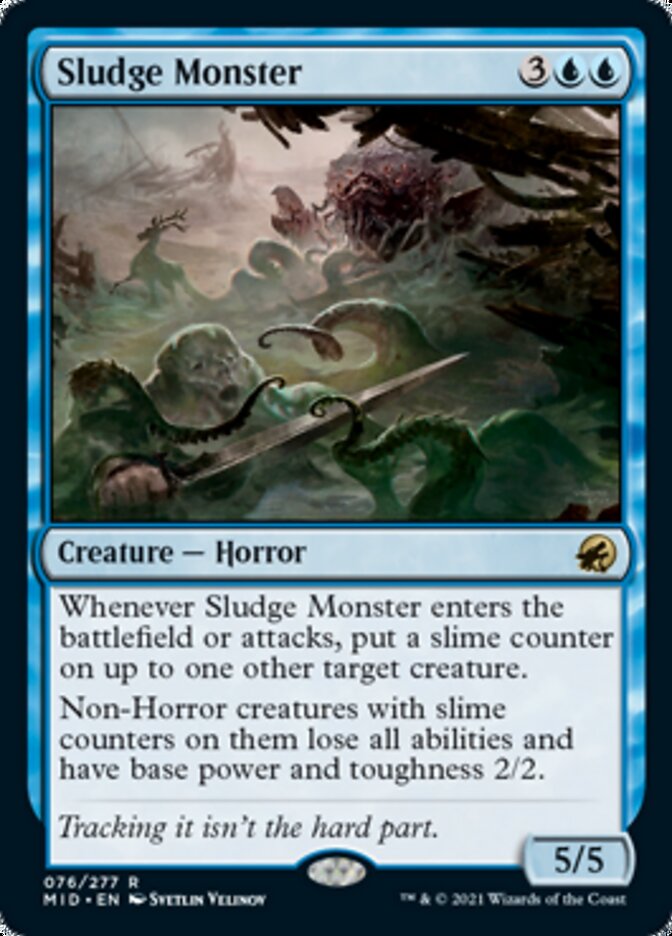 Sludge Monster [Innistrad: Midnight Hunt] | Good Games Cannington