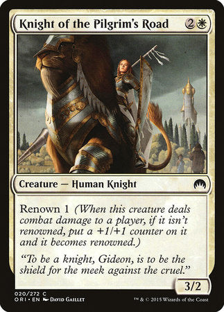 Knight of the Pilgrim's Road [Magic Origins] | Good Games Cannington