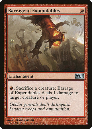 Barrage of Expendables [Magic 2014] | Good Games Cannington