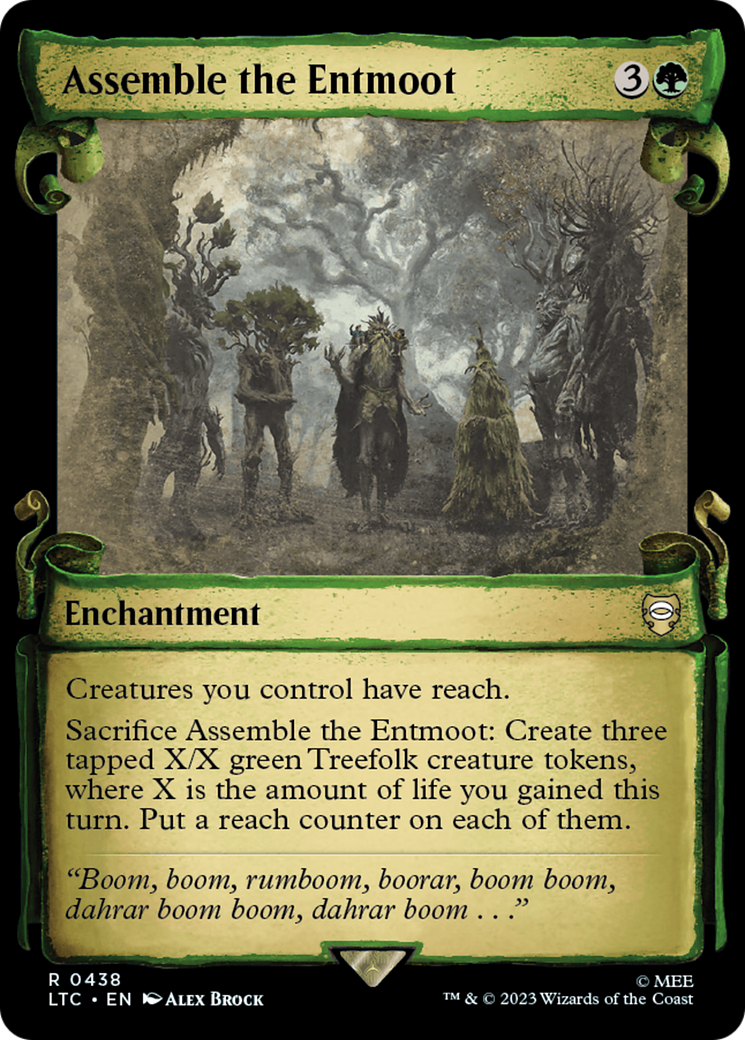 Assemble the Entmoot [The Lord of the Rings: Tales of Middle-Earth Commander Showcase Scrolls] | Good Games Cannington