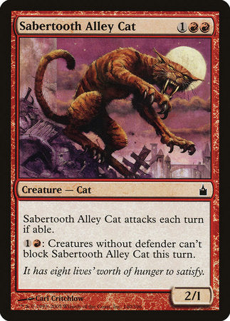 Sabertooth Alley Cat [Ravnica: City of Guilds] | Good Games Cannington