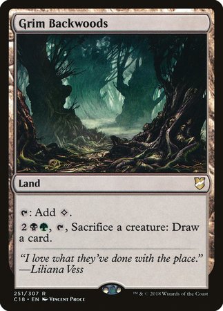 Grim Backwoods [Commander 2018] | Good Games Cannington