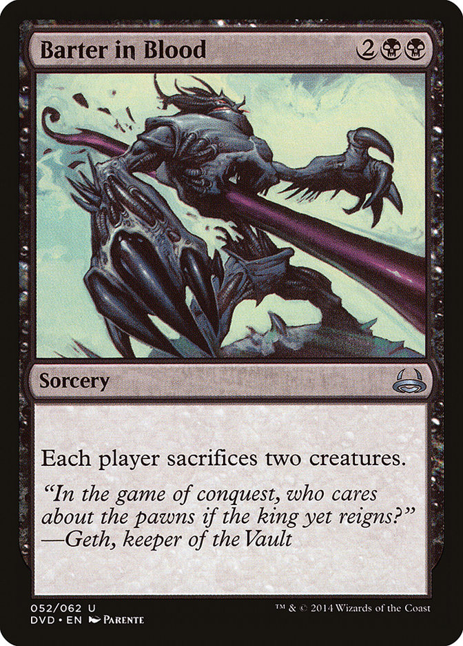 Barter in Blood (Divine vs. Demonic) [Duel Decks Anthology] | Good Games Cannington