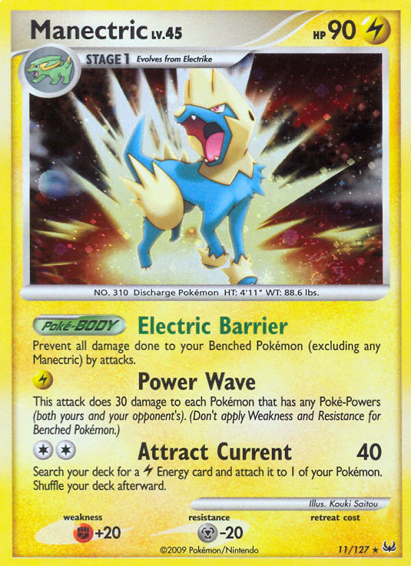 Manectric (11/127) [Platinum: Base Set] | Good Games Cannington