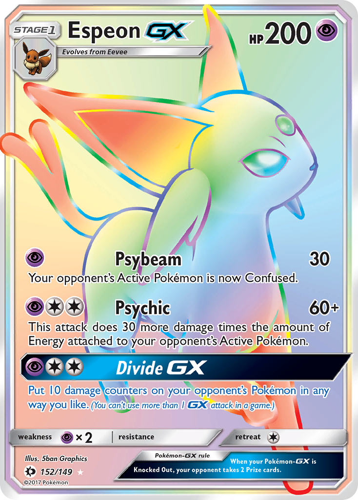 Espeon GX (152/149) [Sun & Moon: Base Set] | Good Games Cannington