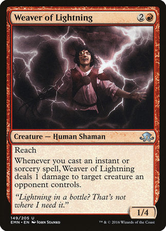 Weaver of Lightning [Eldritch Moon] | Good Games Cannington
