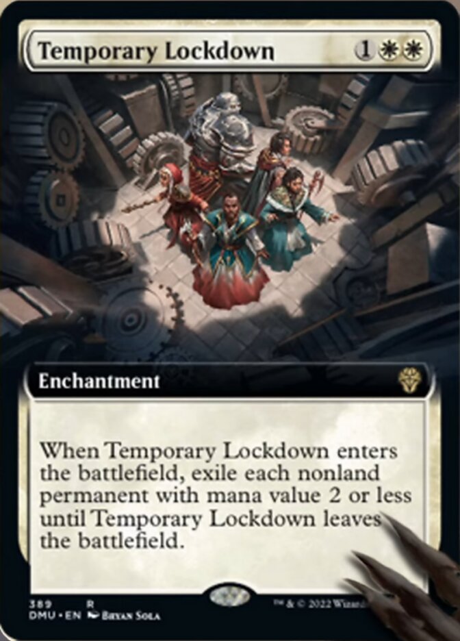 Temporary Lockdown (Extended Art) [Dominaria United] | Good Games Cannington