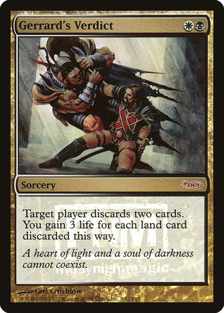 Gerrard's Verdict [Friday Night Magic 2007] | Good Games Cannington