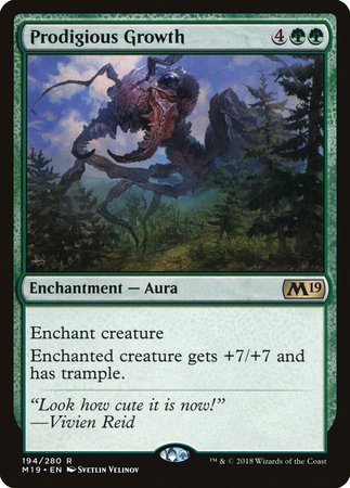 Prodigious Growth [Core Set 2019] | Good Games Cannington