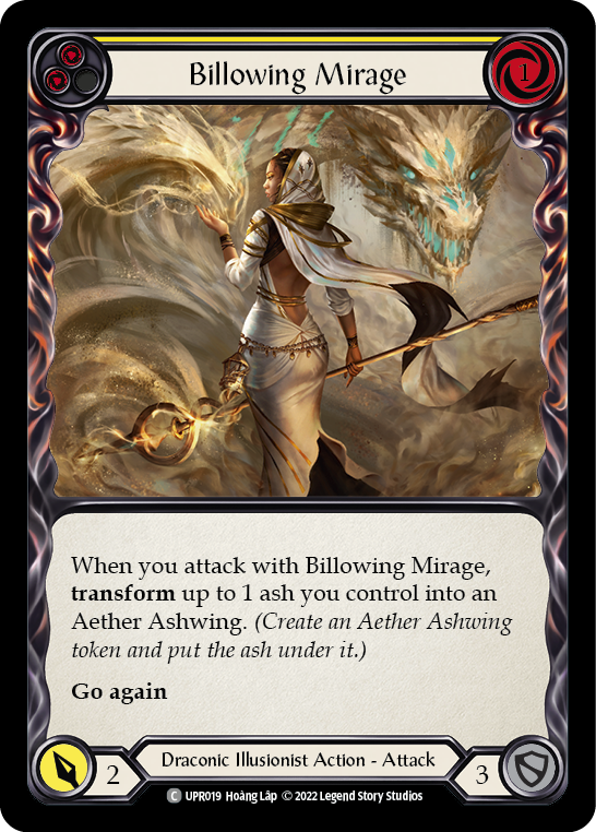 Billowing Mirage (Yellow) [UPR019] (Uprising) | Good Games Cannington