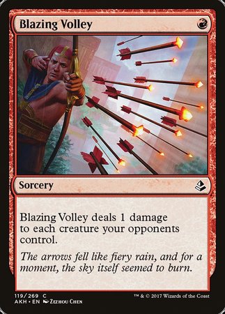 Blazing Volley [Amonkhet] | Good Games Cannington