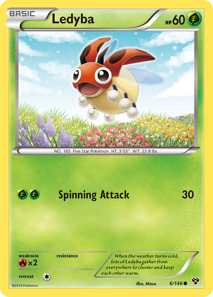 Ledyba (6/146) [XY: Base Set] | Good Games Cannington