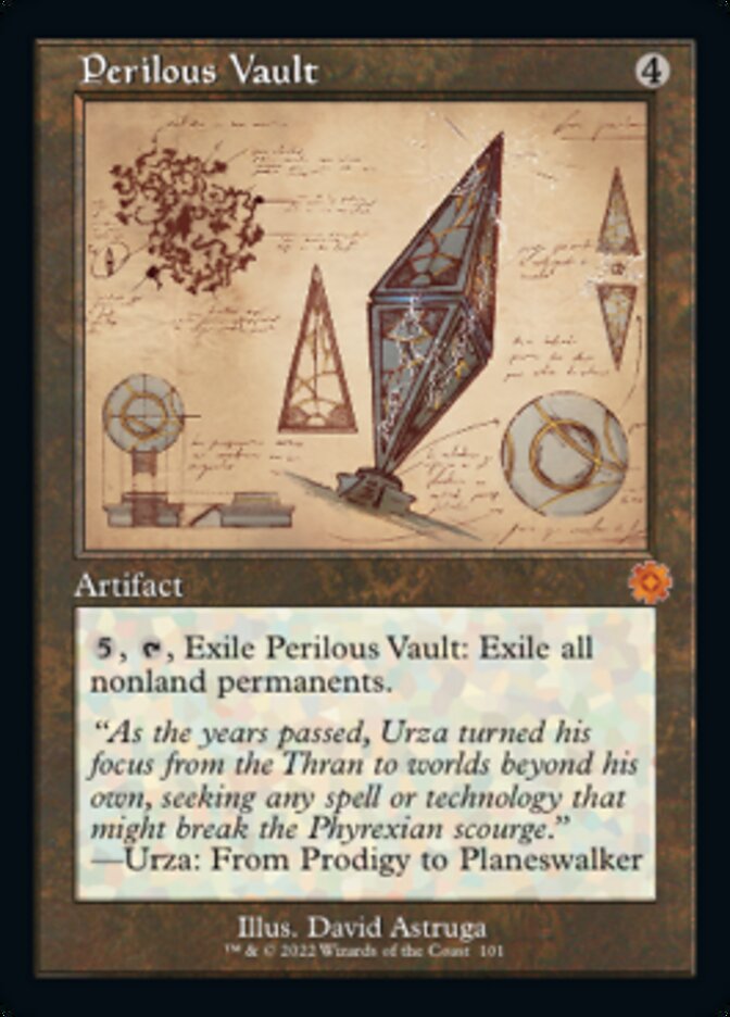 Perilous Vault (Retro Schematic) [The Brothers' War Retro Artifacts] | Good Games Cannington