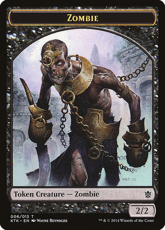 Zombie Token [Khans of Tarkir Tokens] | Good Games Cannington