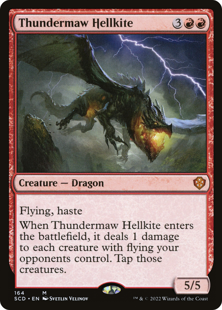 Thundermaw Hellkite [Starter Commander Decks] | Good Games Cannington