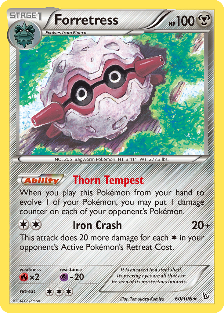 Forretress (60/106) [XY: Flashfire] | Good Games Cannington