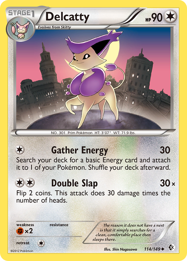 Delcatty (114/149) [Black & White: Boundaries Crossed] | Good Games Cannington