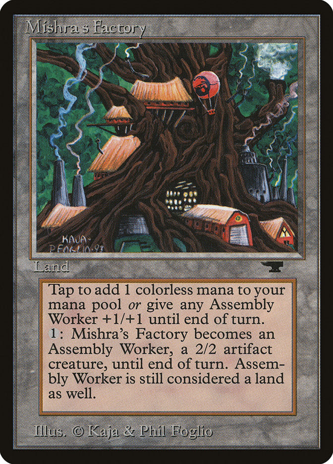 Mishra's Factory (Dark Green Background) [Antiquities] | Good Games Cannington