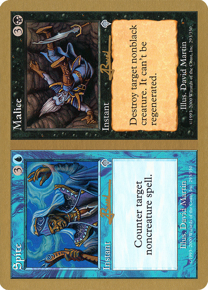 Spite // Malice (Antoine Ruel) [World Championship Decks 2001] | Good Games Cannington