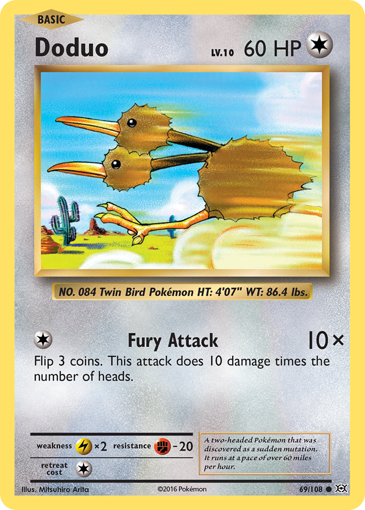 Doduo (69/108) [XY: Evolutions] | Good Games Cannington