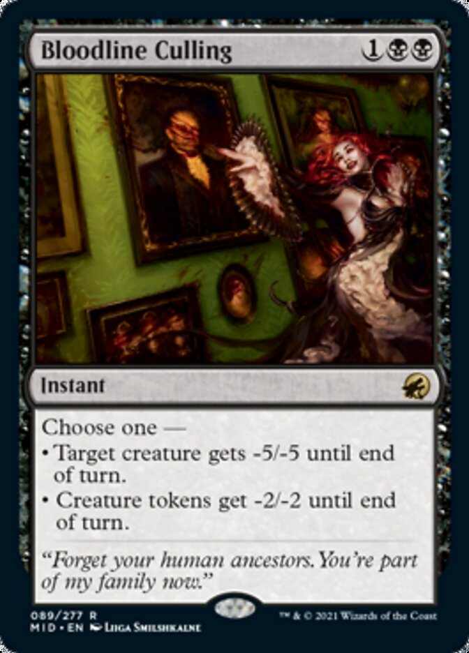 Bloodline Culling [Innistrad: Midnight Hunt] | Good Games Cannington