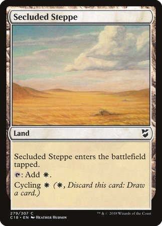 Secluded Steppe [Commander 2018] | Good Games Cannington