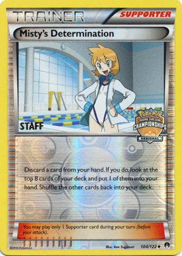 Misty's Determination (104/122) (Regional Championship Promo Staff) [XY: BREAKpoint] | Good Games Cannington