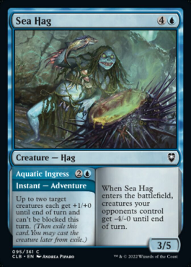 Sea Hag // Aquatic Ingress [Commander Legends: Battle for Baldur's Gate] | Good Games Cannington