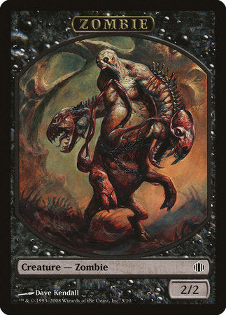 Zombie Token [Shards of Alara Tokens] | Good Games Cannington