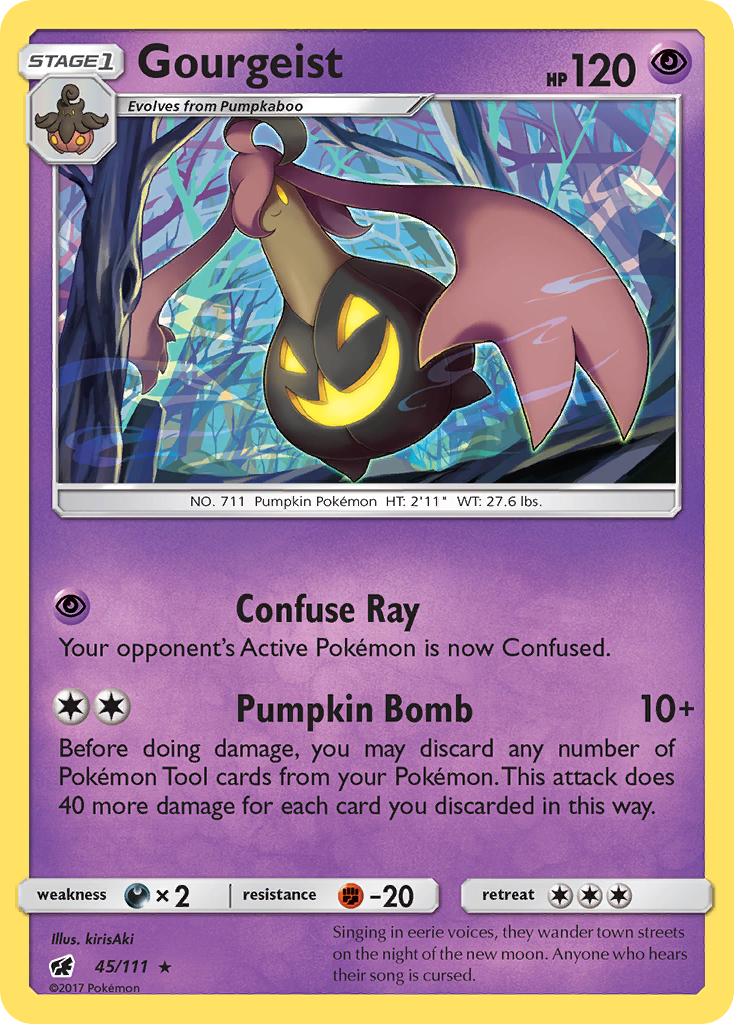 Gourgeist (45/111) [Sun & Moon: Crimson Invasion] | Good Games Cannington