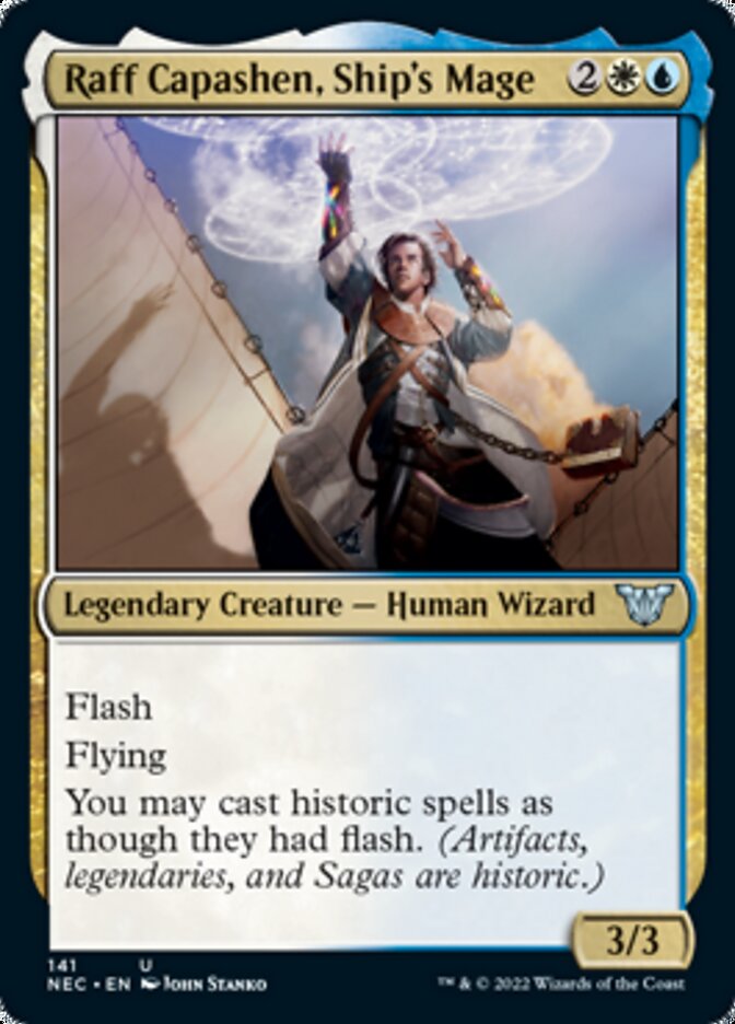 Raff Capashen, Ship's Mage [Kamigawa: Neon Dynasty Commander] | Good Games Cannington