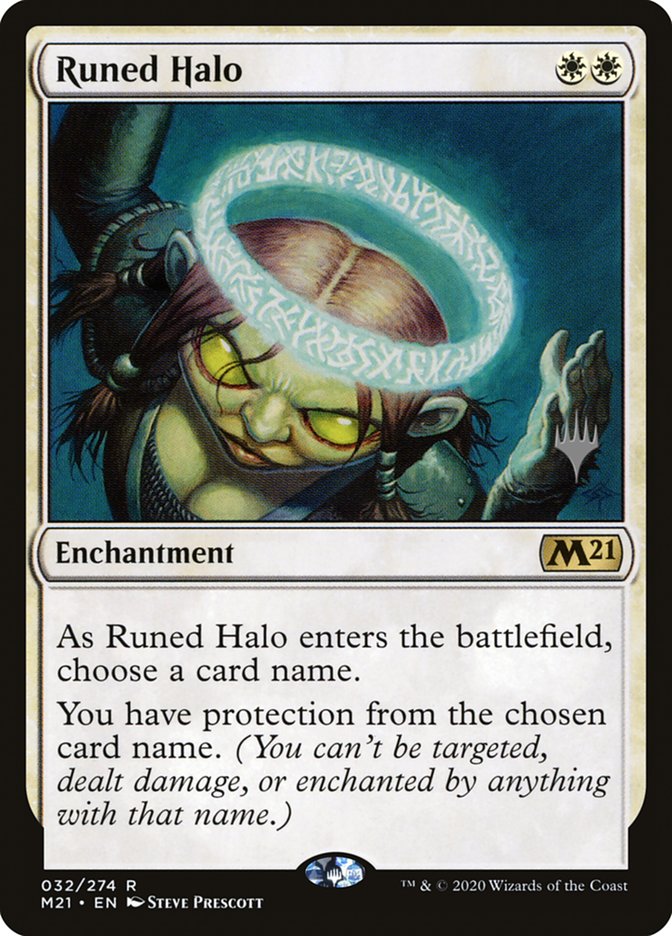 Runed Halo (Promo Pack) [Core Set 2021 Promos] | Good Games Cannington