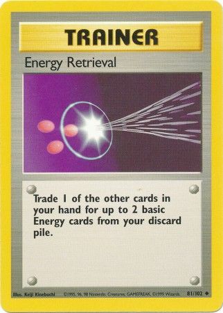 Energy Retrieval (81/102) [Base Set Unlimited] | Good Games Cannington