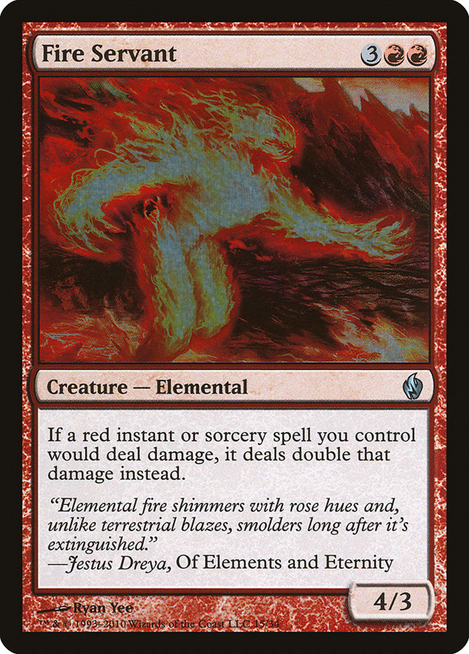 Fire Servant [Premium Deck Series: Fire and Lightning] | Good Games Cannington