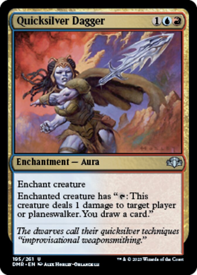 Quicksilver Dagger [Dominaria Remastered] | Good Games Cannington