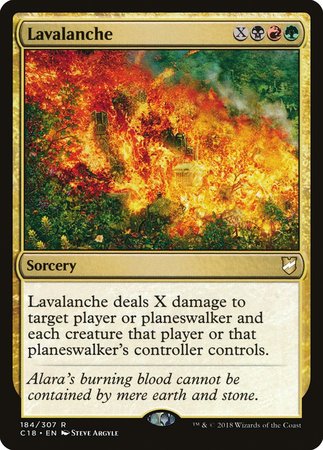 Lavalanche [Commander 2018] | Good Games Cannington