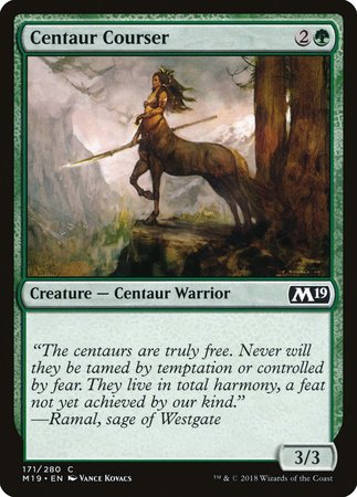 Centaur Courser [Core Set 2019] | Good Games Cannington