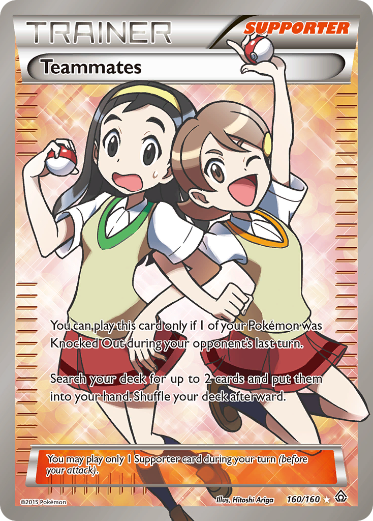 Teammates (160/160) [XY: Primal Clash] | Good Games Cannington